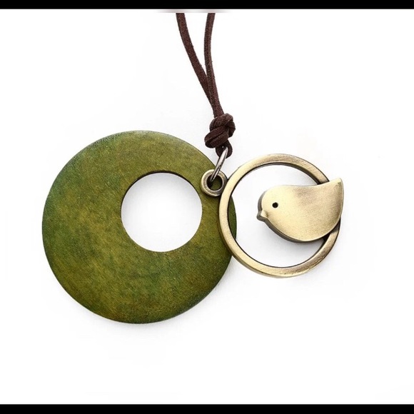 Last One! Rustic Bird Pendant Necklace - Picture 2 of 4